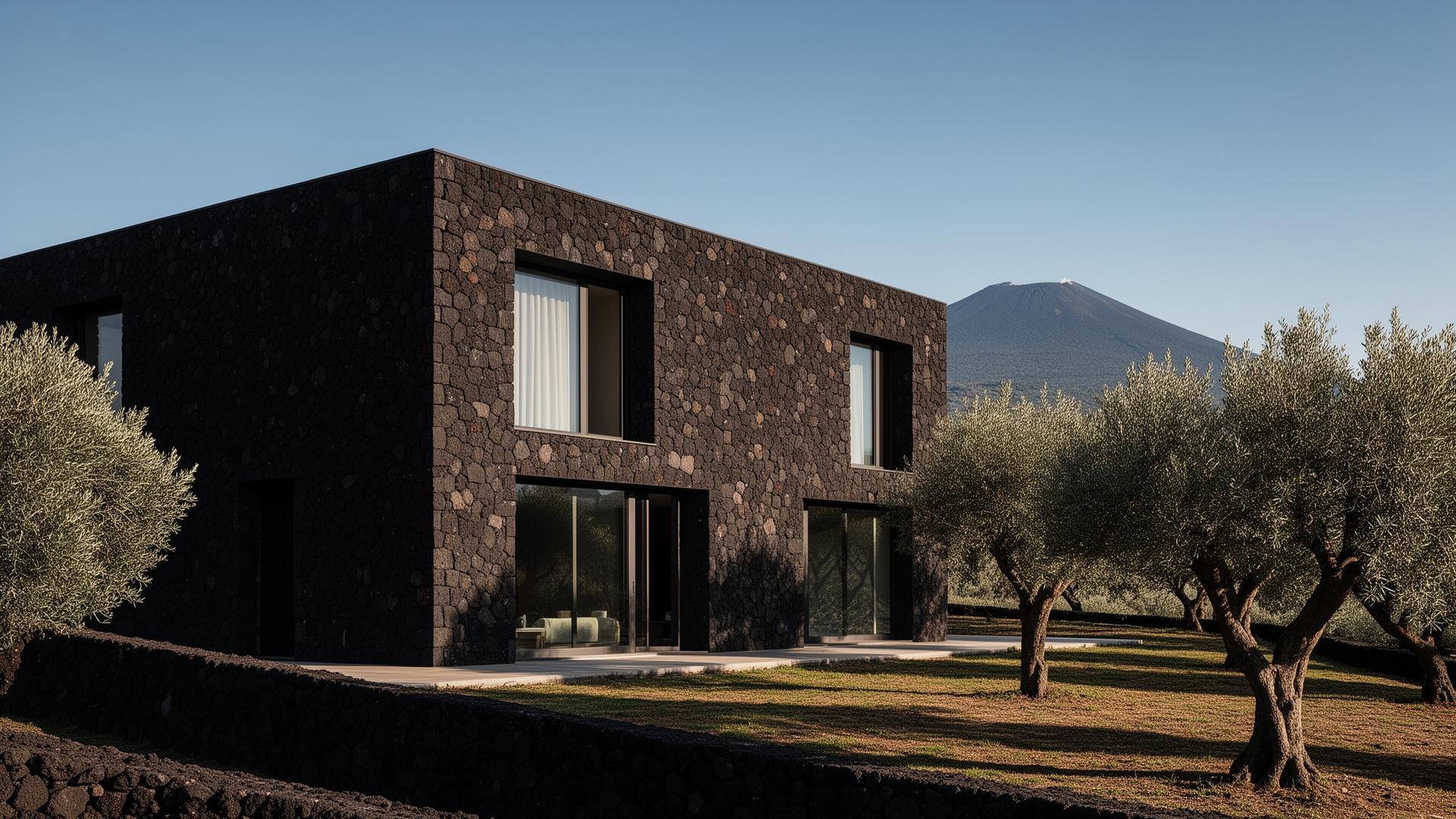 Architettura contemporanea ai piedi dell'Etna